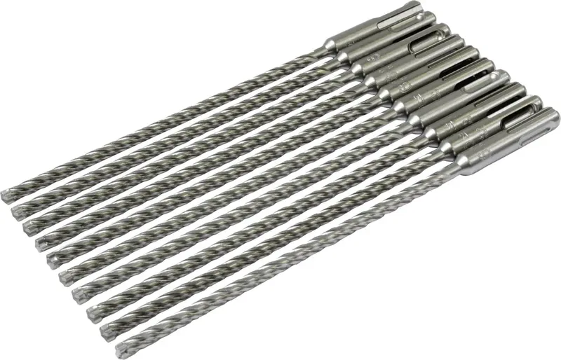 B-63389 carbure Jeu de forets spiralés pour pierre 8 mm Longueur totale 215 mm SDS-Plus 10 pc(s) de Makita – image du produit