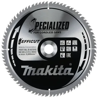 B-67315 B-67315 Kreissägeblatt 305 x 30 x 2.15 mm Zähneanzahl: 80 1 St. de Makita – image du produit 1 sur 2