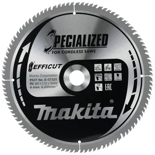 B-67321 B-67321 Kreissägeblatt 305 x 30 x 2.15 mm Zähneanzahl: 100 1 St. de Makita – image du produit 1 sur 2