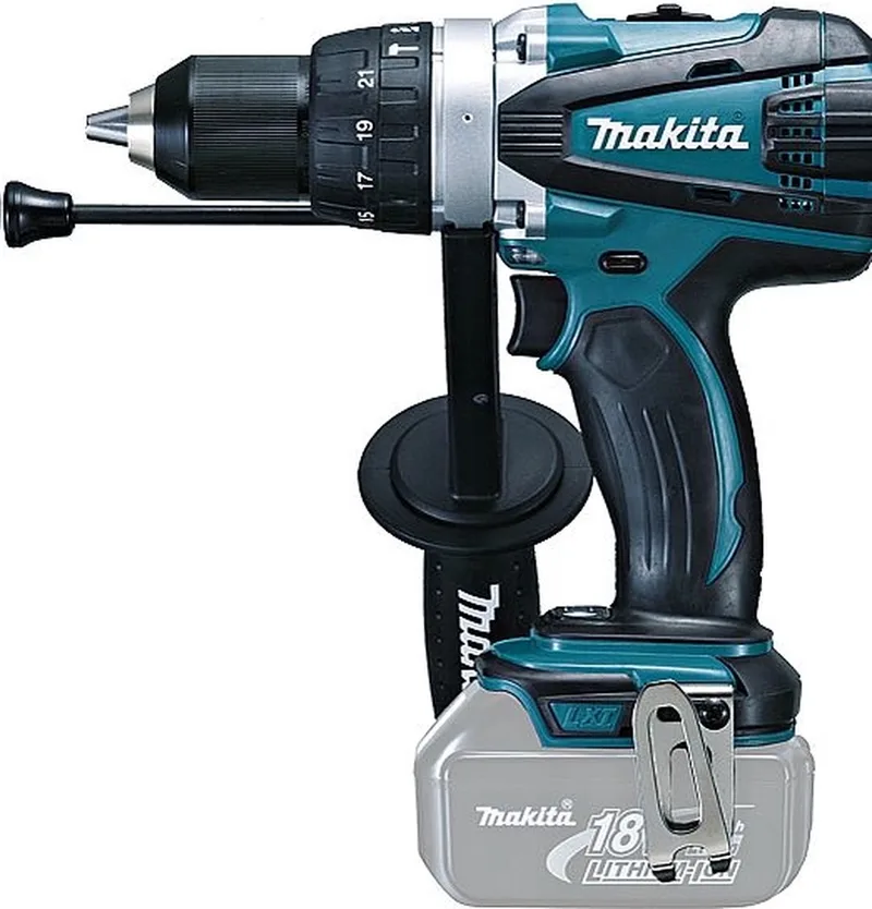 BHP 458 Z LXT 18 V Li-Ion accu klopboormachine Solo - alleen het apparaat zonder accessoires, met zijhandgreep de Makita – image du produit