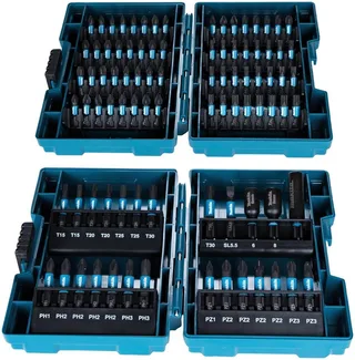 Bit-Set E-03109, 90-tlg., inkl. Aufbewahrungskoffer by Makita, Blue – product image 1 of 3