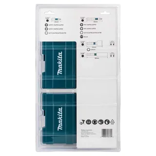 Bit-Set E-03109, 90-tlg., inkl. Aufbewahrungskoffer by Makita, Blue – product image 3 of 3