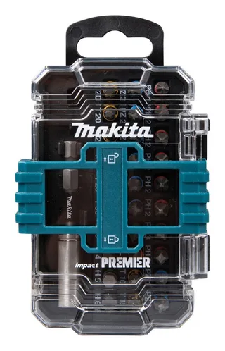E-13552 Jeu dembouts 31 pièces zone de torsion de Makita, Bleu – image du produit 5 sur 5