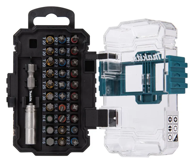 E-13552 Jeu dembouts 31 pièces zone de torsion de Makita, Bleu – image du produit 3 sur 5