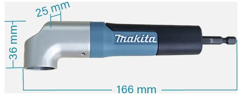 Bit- und Steckschlüsselset E-25030 Winkelschraubvorsatz für Winkelschrauber E-25030 von Makita – Produktbild 2 von 2