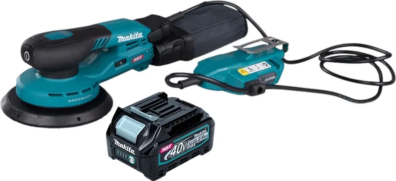 BO 002 CGD1 Accuschuurmachine 40 V max. 150 mm 5,0 mm slag Borstelloos + 1x accu 2,5 Ah - zonder lader de Makita – image du produit