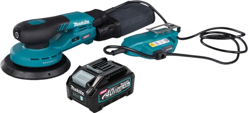 BO 002 CGM1 Accuschuurmachine 40 V max. 150 mm 5,0 mm slag Borstelloos + 1x accu 4.0 Ah - zonder lader de Makita – image du produit