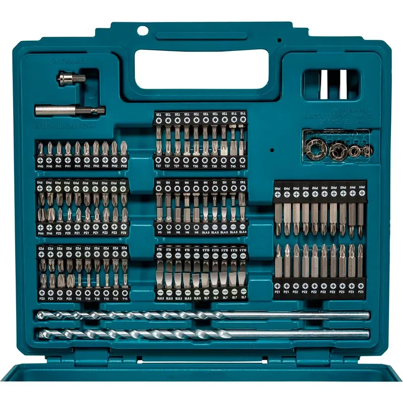 Bohrer- und Bitset, 256-tlg., inkl. Aufbewahrungskoffer by Makita, Blue – product image 3 of 5