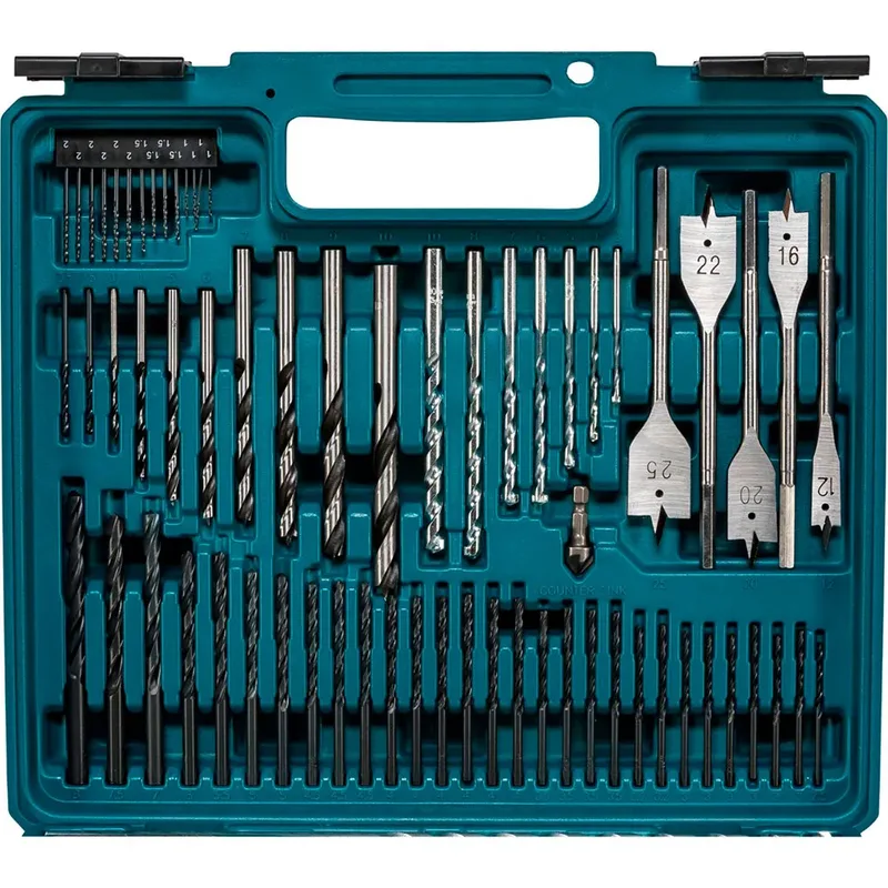 Bohrer- und Bitset, 256-tlg., inkl. Aufbewahrungskoffer by Makita, Blue – product image 4 of 5