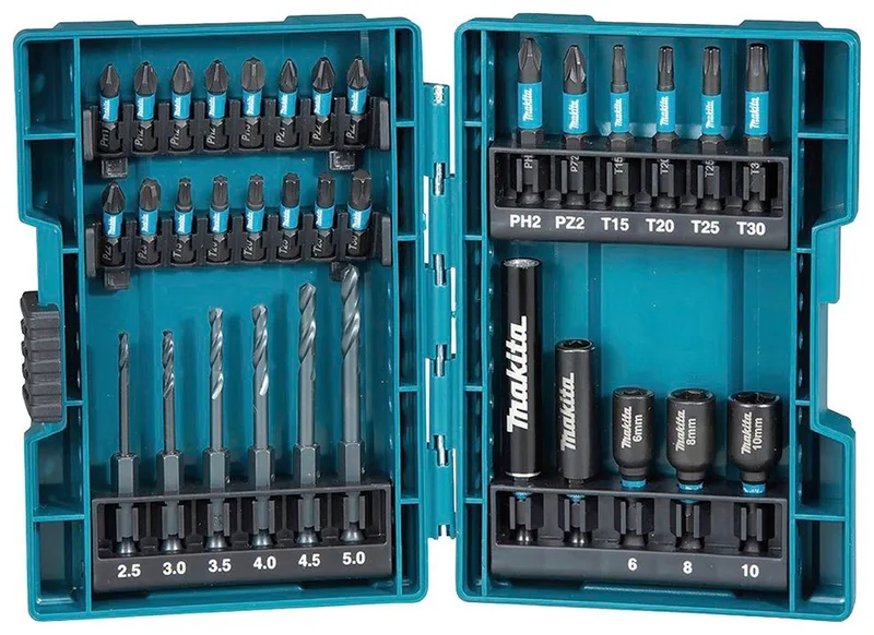 Jeu De Forets B-66896 33 Pièces de Makita, Bleu – image du produit 2 sur 2