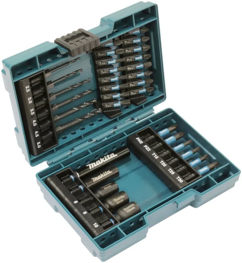 Jeu De Forets B-66896 33 Pièces de Makita, Bleu – image du produit 1 sur 2