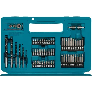 B-68432 Boor-/schroefbitset in Koffer - 102-delig van Makita, Blauw – productafbeelding 2 van 4