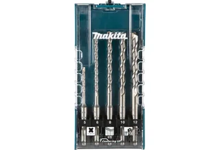 Bohrer- und Bitset Makita Hammerbohrer-Set SDS-plus, 5-teilig by Makita, Multicolour – product image 1 of 3
