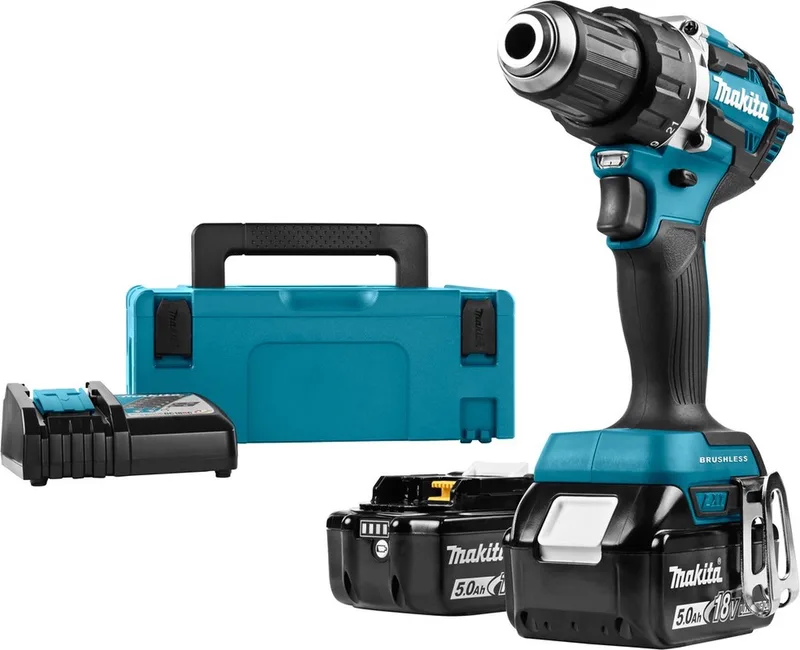 Boor/Schroefmachine DDF484RTJ - 5.0 Ah - 18V van Makita – productafbeelding 1 van 4