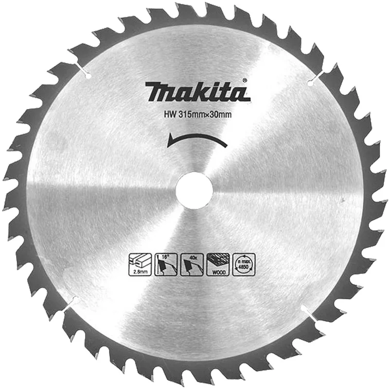 Cirkelzaagblad Ø 315x30mm - JM27170005 by Makita, Silver – product image