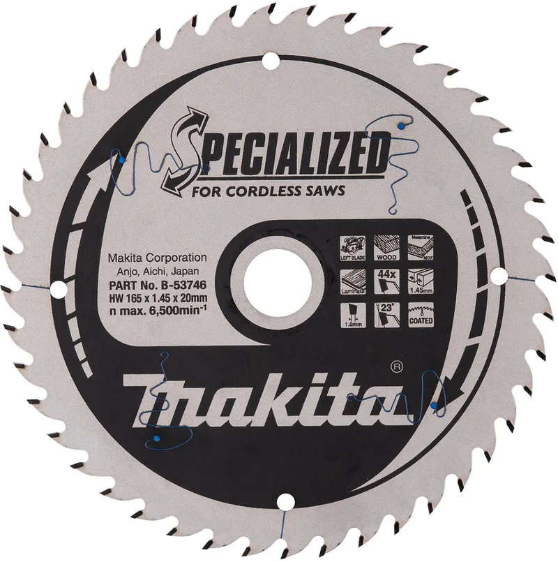 SPECIALIZED Sägebl. 165x20x44Z von Makita – Produktbild