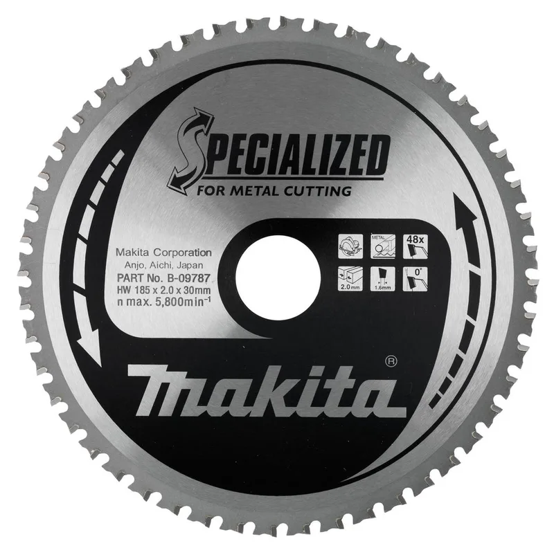 Cirkelzaagblad voor Staal | Specialized | Ø 136mm Asgat 20mm 30T - B-10615 de Makita – image du produit