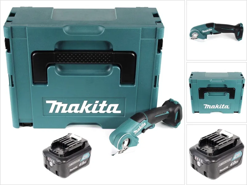 CP 100 DM1J accu universele schaar 10,8V Multi Cutter in Makpac + 1x 4,0Ah accu - zonder oplader de Makita – image du produit