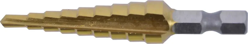 D-40113 D-40113 HSS Stufenbohrer Gesamtlänge 65 mm titanbeschichtet Sechskantschaft 1 St. de Makita – image du produit