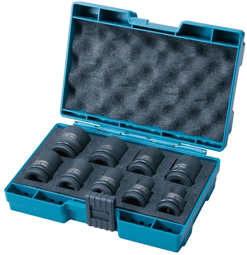 D-41517 Kracht doppenset voor slagmoersleutel 1/2" 9 delig von Makita – Produktbild