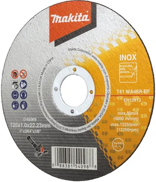 Disque à Tronçonner Pour Métal D-65969 125x1.0mm de Makita – image du produit 1 sur 3