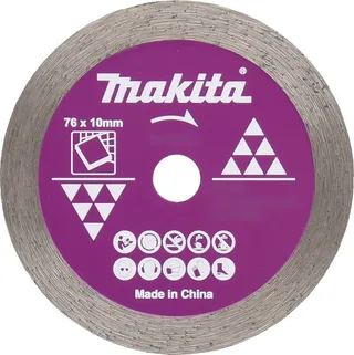 D-77263 D-77263 Diamanttrennscheibe 76 mm 1 St. Keramik de Makita – image du produit 1 sur 2