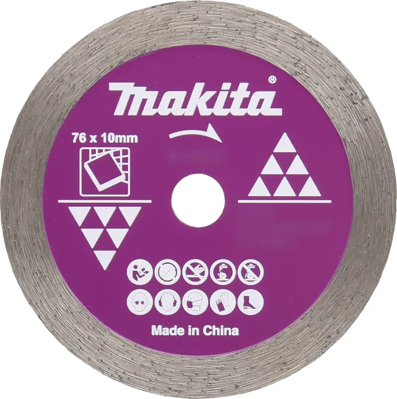 D-77263 D-77263 Diamanttrennscheibe 76 mm 1 St. Keramik de Makita – image du produit 1 sur 2