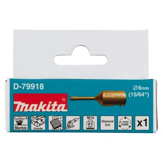 D-79918 Holle boorkroon 6 mm 1 stuk(s) by Makita – product image 3 of 4