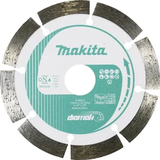 D-80070 Diamanten doorslijpschijf Diameter 115 mm Boordiameter 22.23 mm Beton, Baksteen, Kalkzandsteen 1 stuk(s) van Makita – productafbeelding 1 van 2