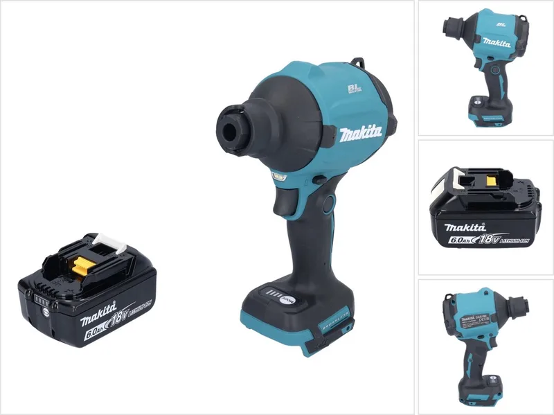 DAS 180 G1 accu-blazer 18 V borstelloos + 1x accu 6,0 Ah - zonder oplader von Makita – Produktbild