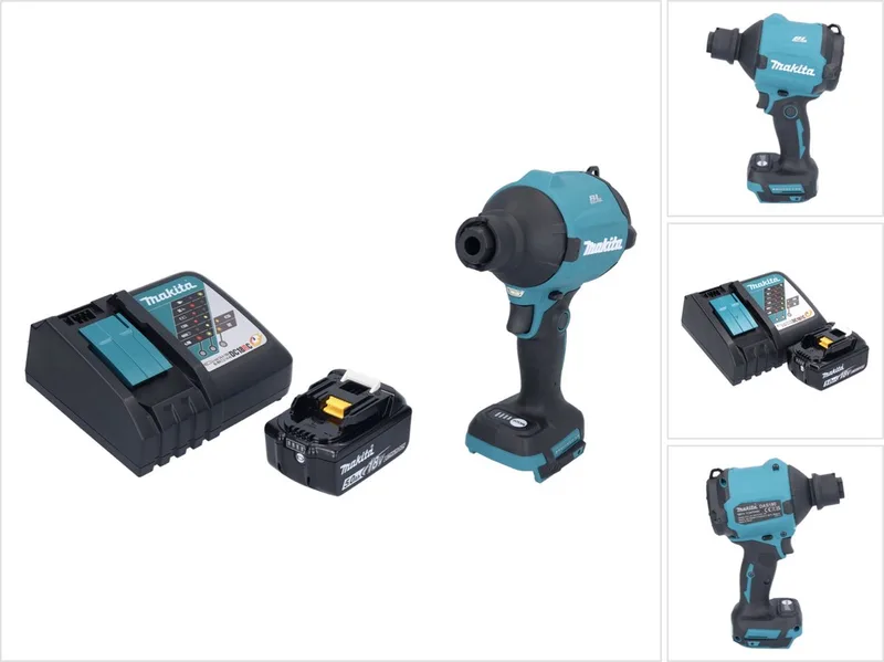 DAS 180 RT1 accu-blazer 18 V borstelloos + 1x accu 5,0 Ah + oplader de Makita – image du produit