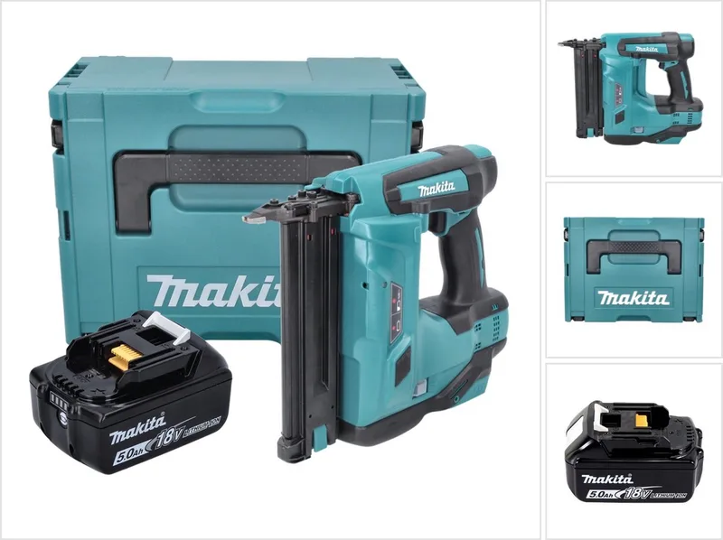 DBN 500 T1J accu-klemspijkermachine 18 V 15-50 mm + 1x accu 5,0 Ah + Makpac - zonder oplader de Makita – image du produit