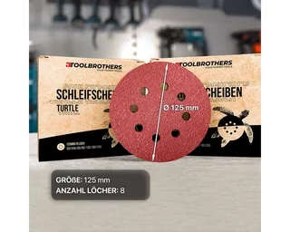 DBO 180 Z accu excentrische schuurmachine 18 V 125 mm + 4x Toolbrothers TURTLE schuurset - zonder accu, zonder oplader de Makita – image du produit 2 sur 3