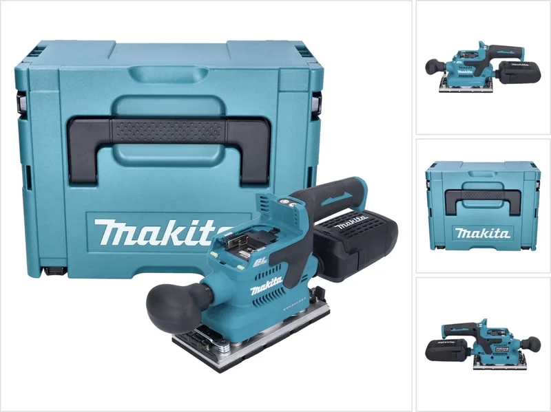 DBO 382 ZJ accu-excentrische schuurmachine 18 V 93 x 185 mm borstelloos + Makpac - zonder accu, zonder oplader von Makita – Produktbild