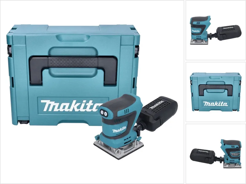 DBO 484 ZJ accu-excentrische schuurmachine 18 V 112 x 102 mm + Makpac - zonder accu, zonder oplader de Makita – image du produit