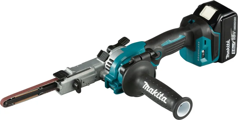 DBS180RTJ 18V Li-Ion accu stripschuurmachine set (2x 5,0Ah) in Mbox - 533x9mm de Makita – image du produit