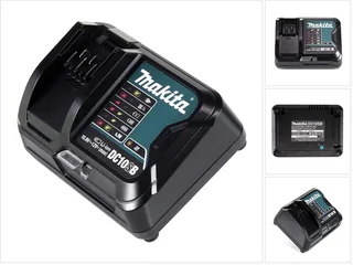 DC10SB 12 V Max Oplader 5,0 A voor alle 12 Volt en 10.8 Volt CXT snellader voor accus Originele acculader 197363-4 de Makita – image du produit 1 sur 6