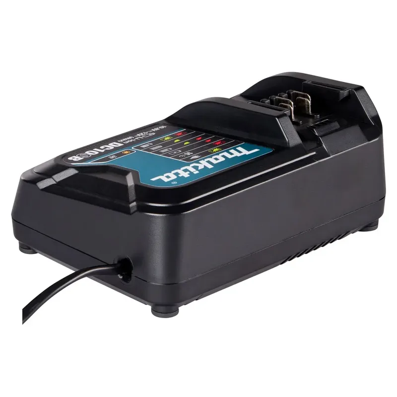 DC10SB 12 V Max Oplader 5,0 A voor alle 12 Volt en 10.8 Volt CXT snellader voor accus Originele acculader 197363-4 de Makita – image du produit 4 sur 6