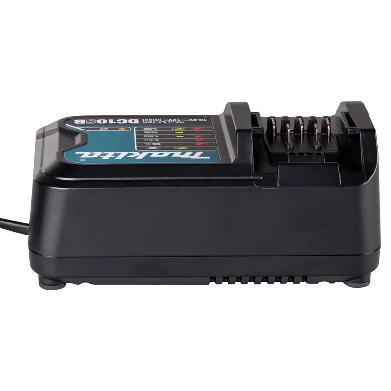 DC10SB 12 V Max Oplader 5,0 A voor alle 12 Volt en 10.8 Volt CXT snellader voor accus Originele acculader 197363-4 de Makita – image du produit 5 sur 6