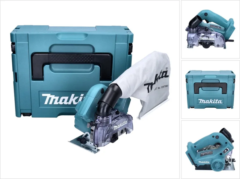DCC 500 ZJ accu-diamantslijper 18 V 125 mm borstelloos + Makpac - zonder accu, zonder lader de Makita – image du produit
