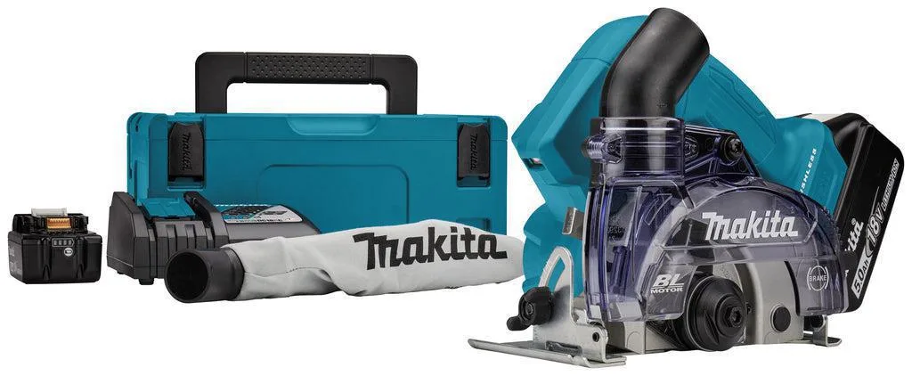 DCC500RTJ Accu Diamantsnijder 125mm Droog 18V 5.0Ah in Mbox från Makita – produktbild