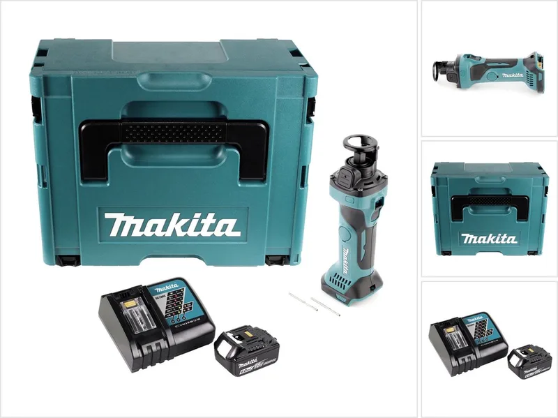 DCO 180 RG1J accu-draaimachine 18 V 30.000 tpm + 1x oplaadbare accu 6.0 Ah + lader + Makpac van Makita – productafbeelding