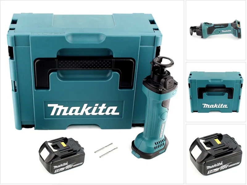 DCO 180 T1J accusnijder 18V + 1x accu 5.0Ah + Makpac - zonder lader von Makita – Produktbild