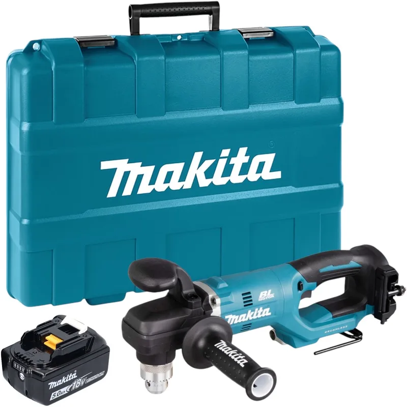 DDA 450 T1K Accu haakse boormachine 18 V 70 Nm borstelloos + 1x accu 5.0 Ah + koffer - zonder lader by Makita – product image