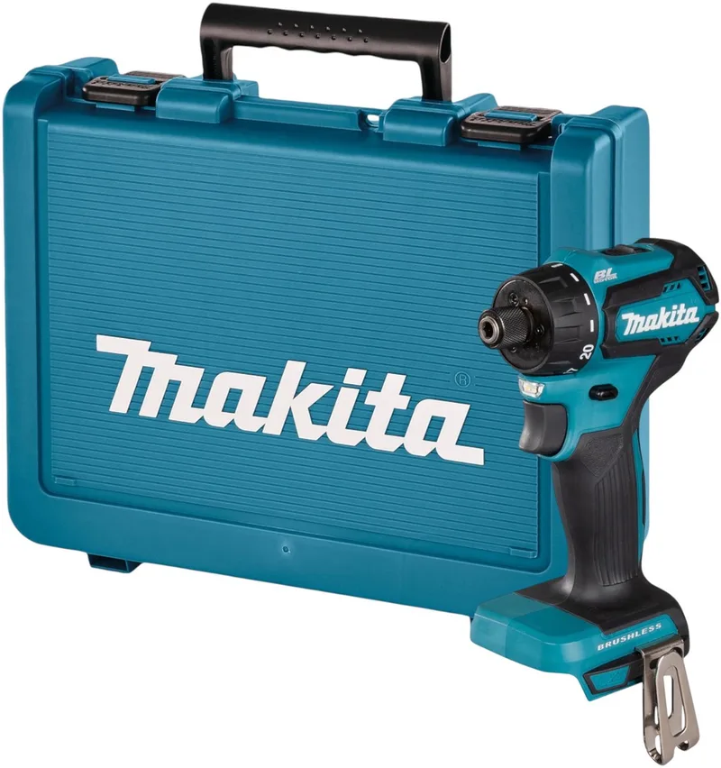 DDF 083 ZE accuboormachine 18 V 40 Nm 1/4'' borstelloos + koffer - zonder accu, zonder oplader de Makita – image du produit