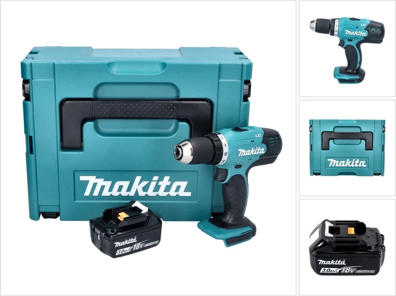 DDF 453 F1J accuboormachine 18 V 42 Nm + 1x accu 3.0 Ah + Makpac - zonder lader de Makita – image du produit