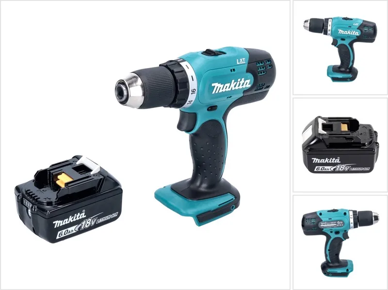 DDF 453 G1 accuboormachine 18 V 42 Nm + 1x oplaadbare accu 6.0 Ah - zonder oplader van Makita – productafbeelding