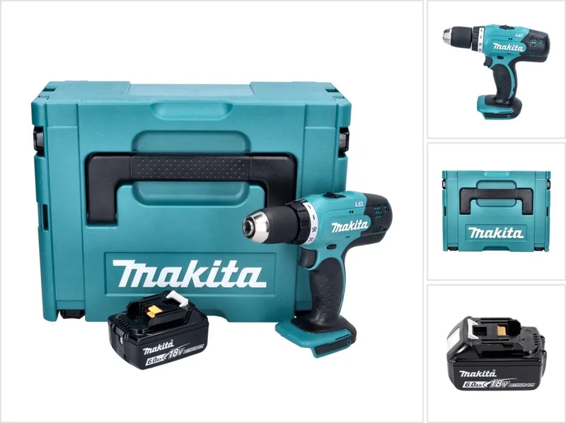 DDF 453 G1J Accuboormachine 18 V 42 Nm + 1x accu 6.0 Ah + Makpac - zonder lader de Makita – image du produit