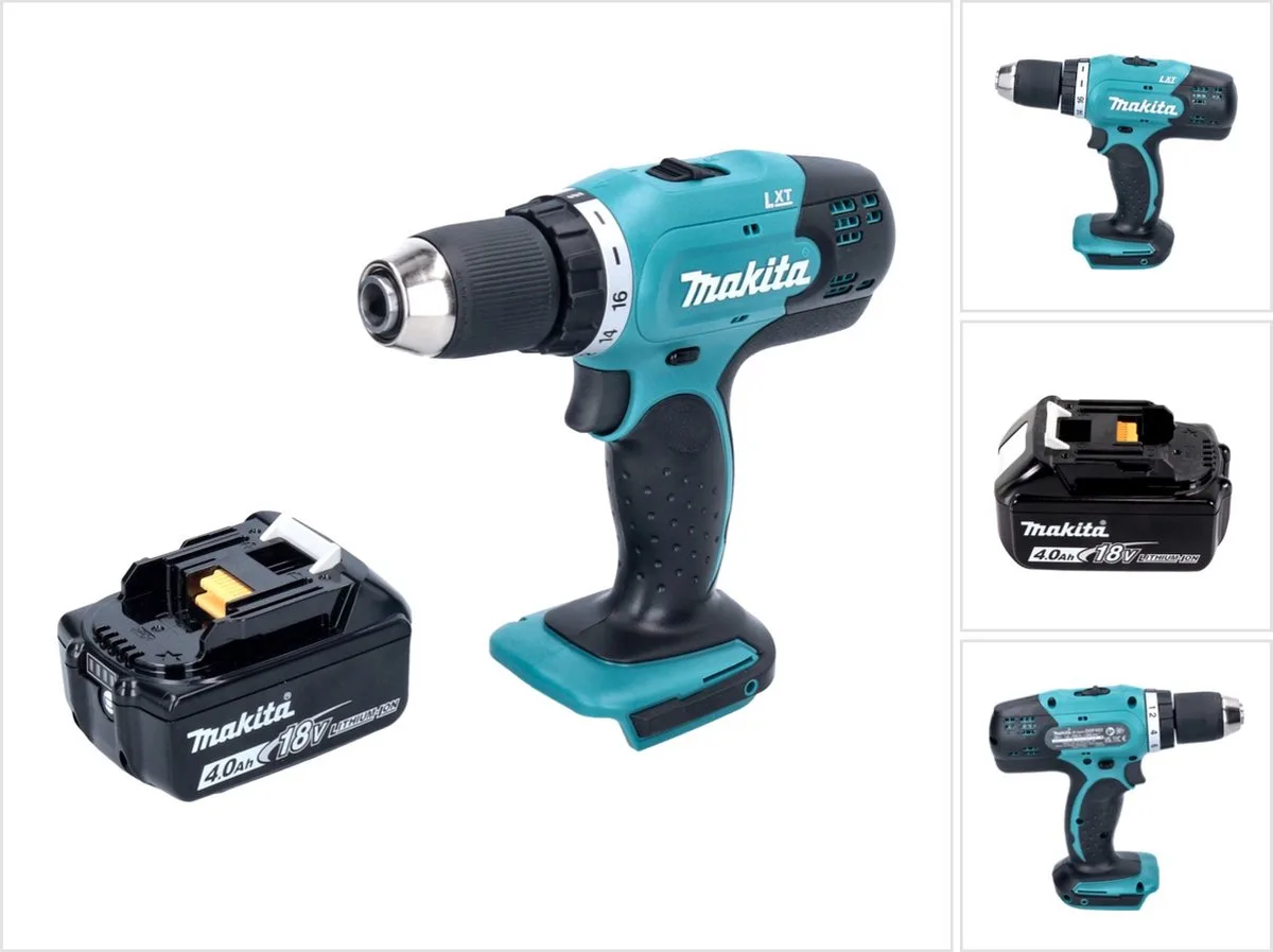 DDF 453 M1 accuboormachine 18 V 42 Nm + 1x accu 4,0 Ah - zonder oplader van Makita – productafbeelding