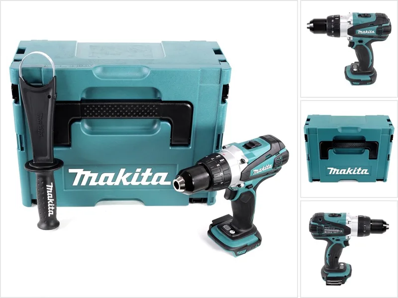 DDF 458 ZJ 18V accuboormachine 91 Nm solo in Makpac zonder accu en lader von Makita – Produktbild